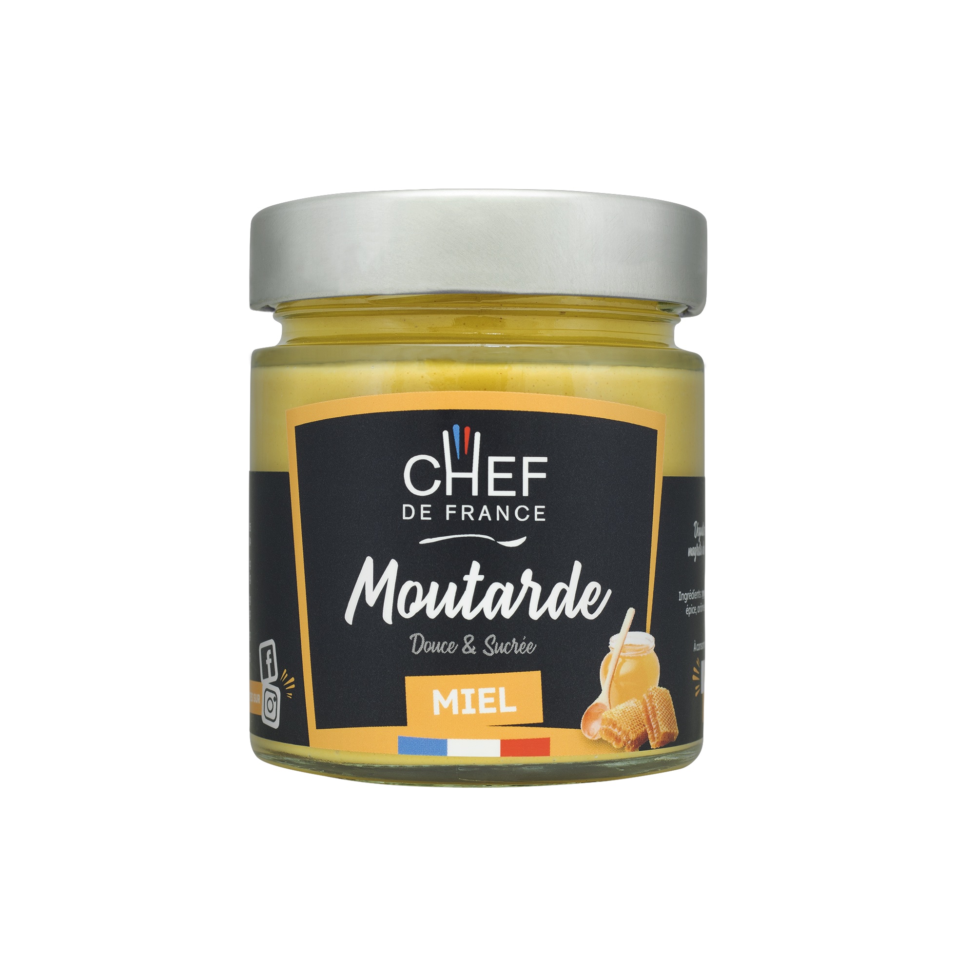 Moutarde au Miel 190g - Chef de France